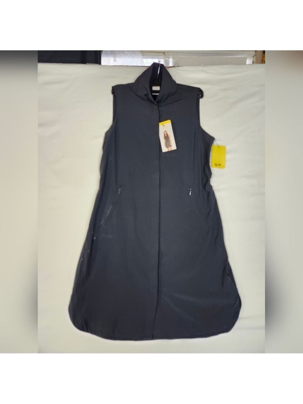 Elegant Black Sleeveless Dress Small